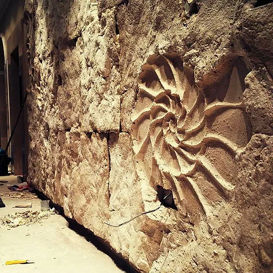 Artificial rock installation Doha