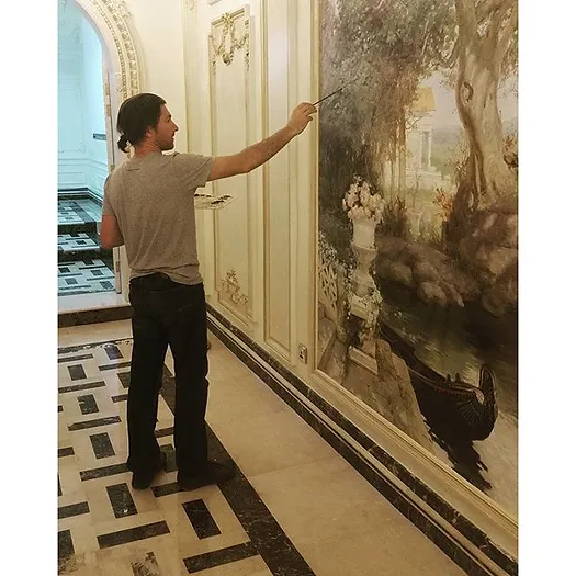 Interior fresco work by A.Chernovol